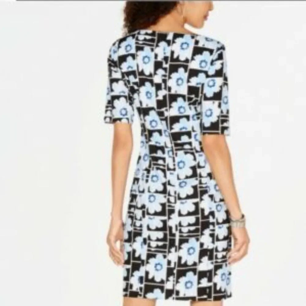 Alfani Floral-Print Sheath Dress NWT Size 4 - Picture 3 of 4